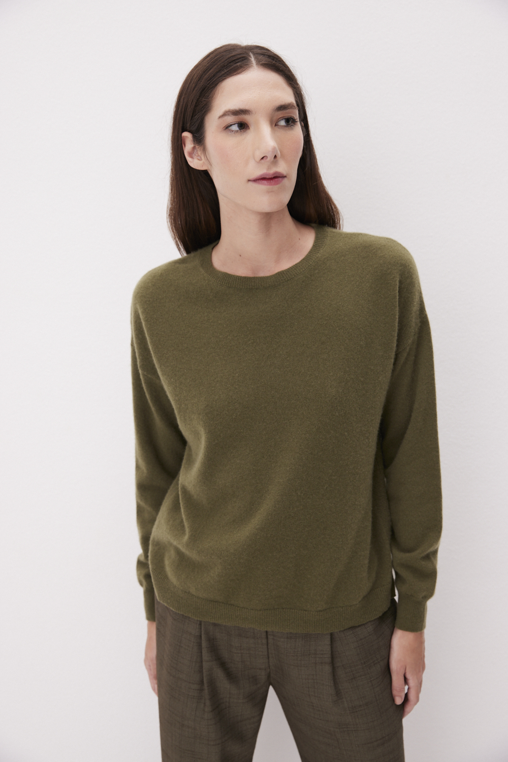 Cashmere Knit Bloomer モカ BLUSA TRICOT CASHEMERE I25 | MIXED