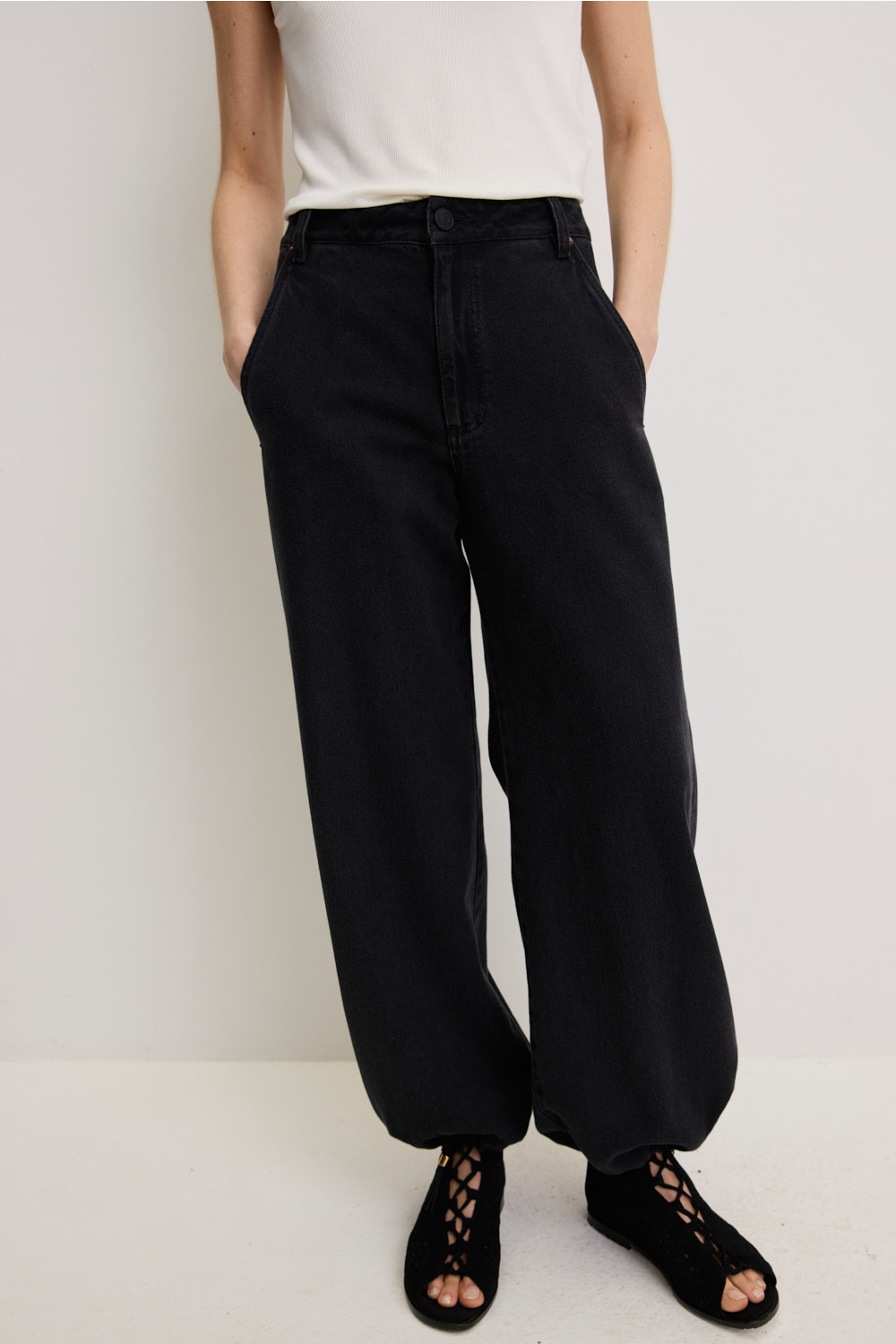 ゆみ CALCA JASMIN JEANS BLACK I26 | MIXED
