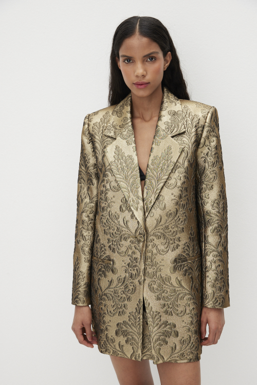 BLAZER GOLD PAISLEY I25