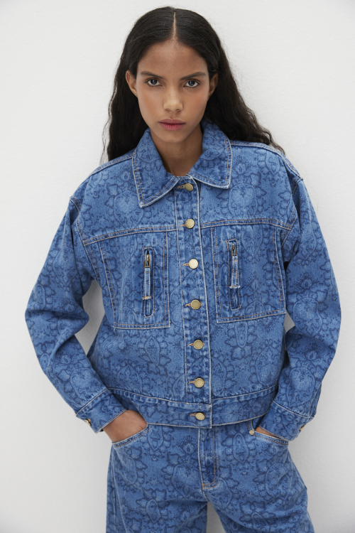 JAQUETA JEANS PAISLEY I25