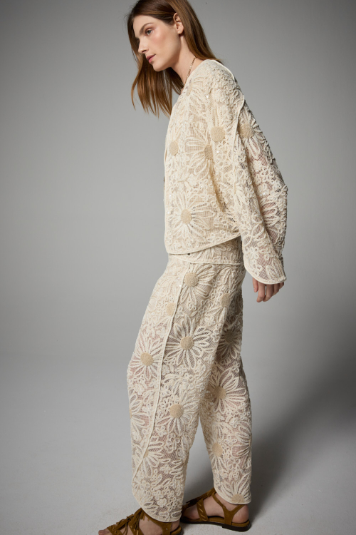 CALCA TELA FLOWER I26