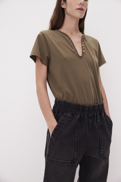 CAMISETA ANTONELLA BOTOES I25