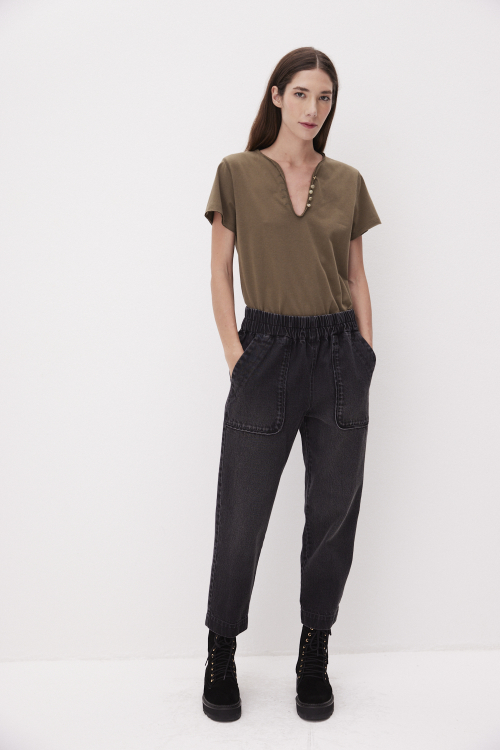 CALCA JEANS SPOT BLACK I25