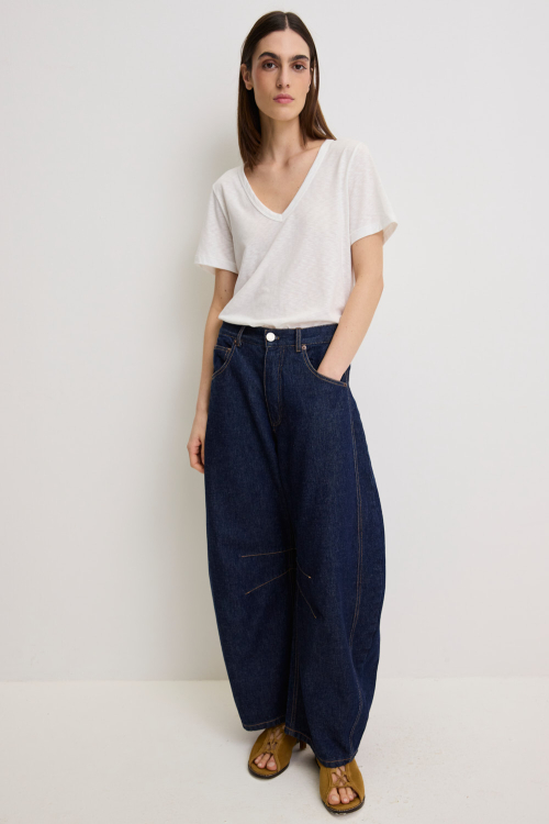 CALCA BARREL JEANS DARK I26