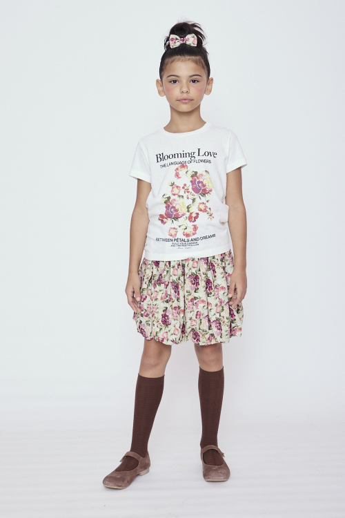 CAMISETA BLOOMING LOVE KIDS I26