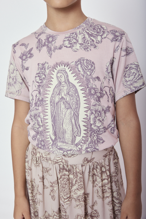 CAMISETA GUADALUPE ROSES KIDS I26