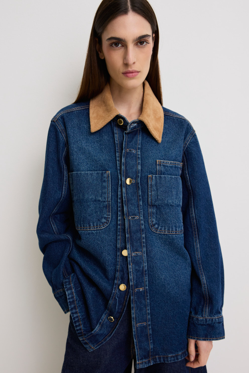 CAMISA JEANS DARK I26