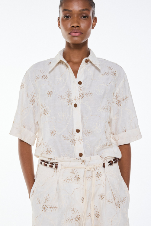 CAMISA WHITE GARDEN I26
