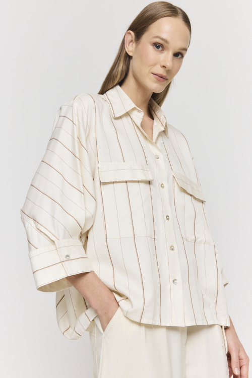CAMISA PAULA STRIPES I26