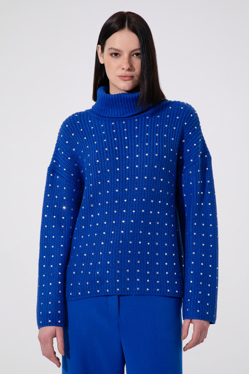 TRICOT SPARKLING NECK I23