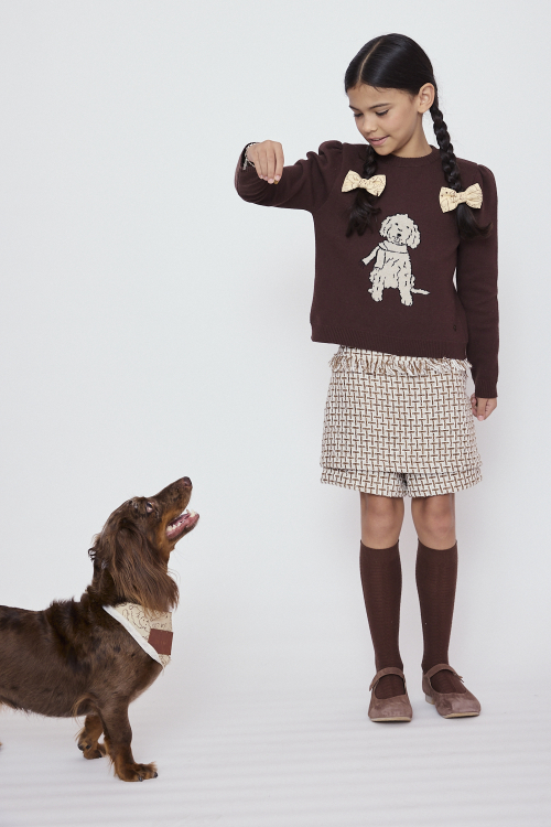 SUETER TRICOT DOODLES KIDS I26