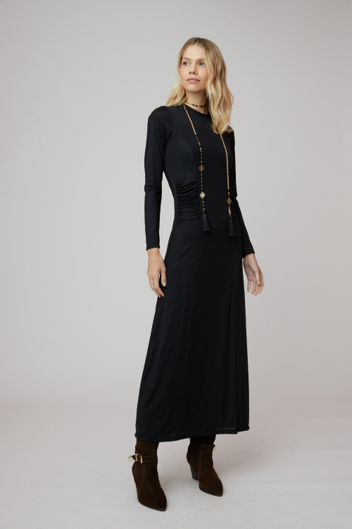 VESTIDO BLACK JERSEY I25