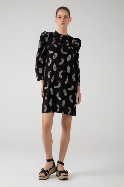 VESTIDO MINI PIUMA V25