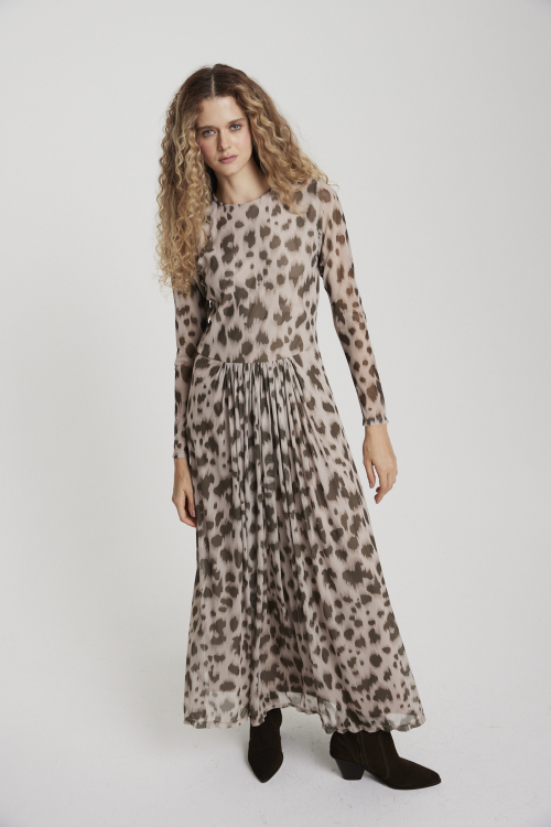 VESTIDO TULE ONCA IKAT I25