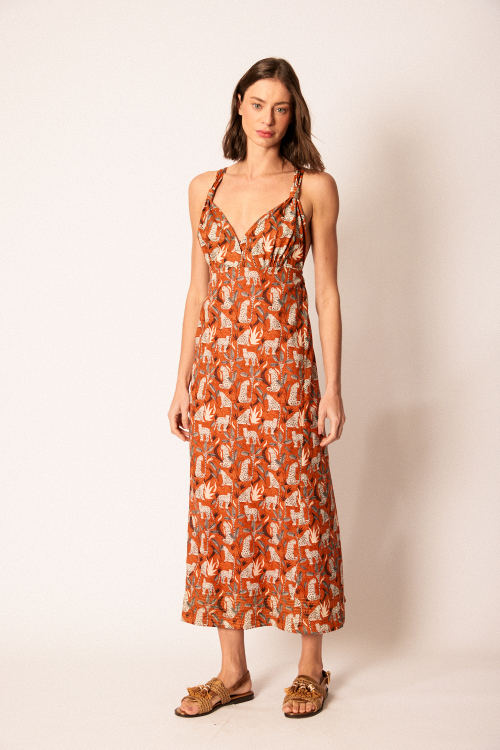 VESTIDO MIDI PANTHERE V26