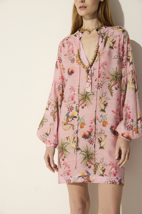 VESTIDO MINI PINK CITY V26