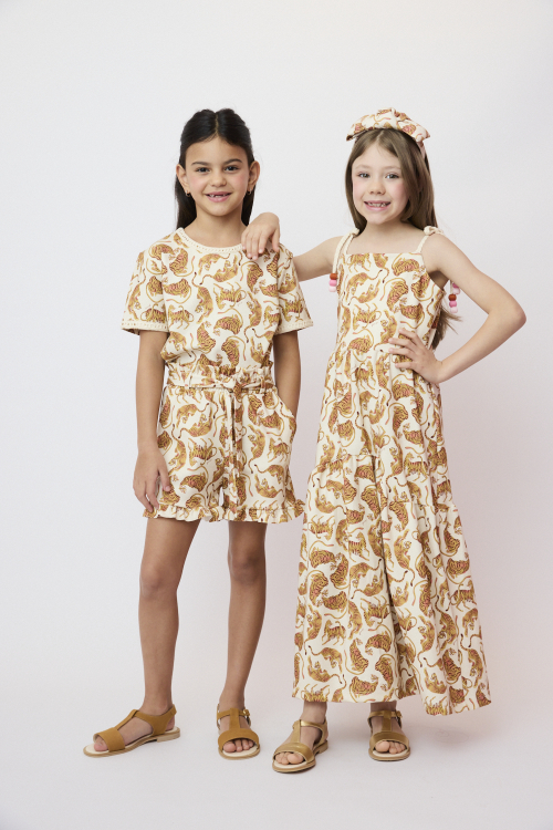 VESTIDO MINI TIGER KIDS V26
