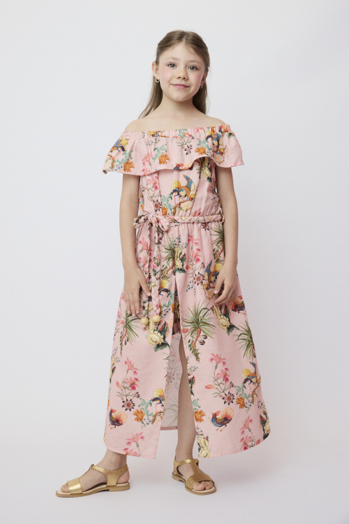 VESTIDO PINK CITY KIDS V26