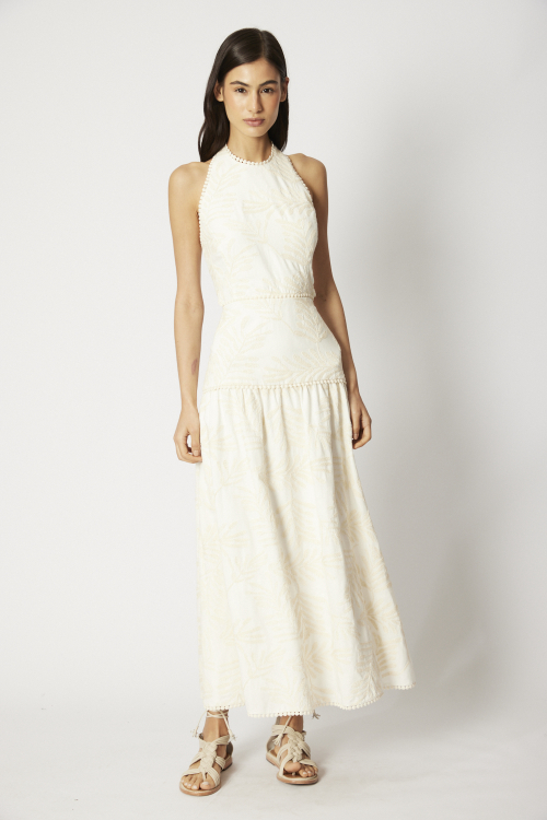 VESTIDO MIDI CHAMPAGNE V26