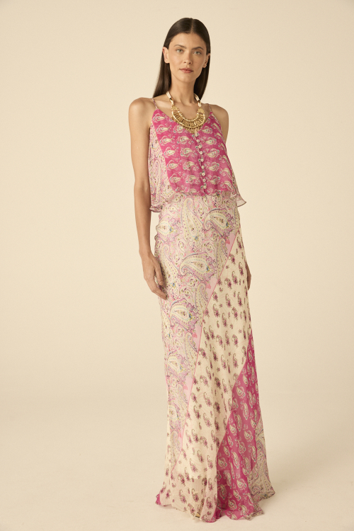 VESTIDO LONGO HOLI CASH PINK V26