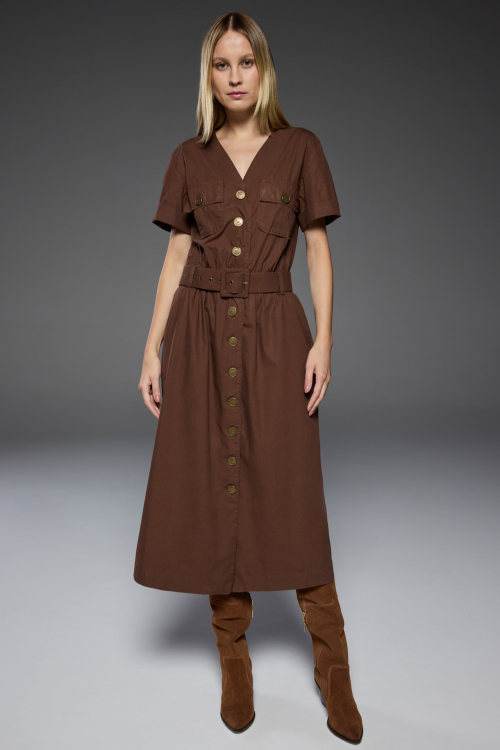 VESTIDO ARMY SARJA I26