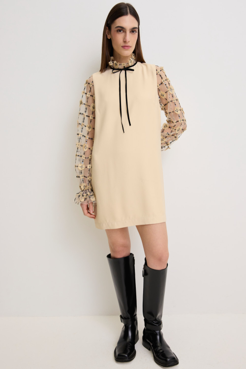 VESTIDO MINI TULE AUDREY I26