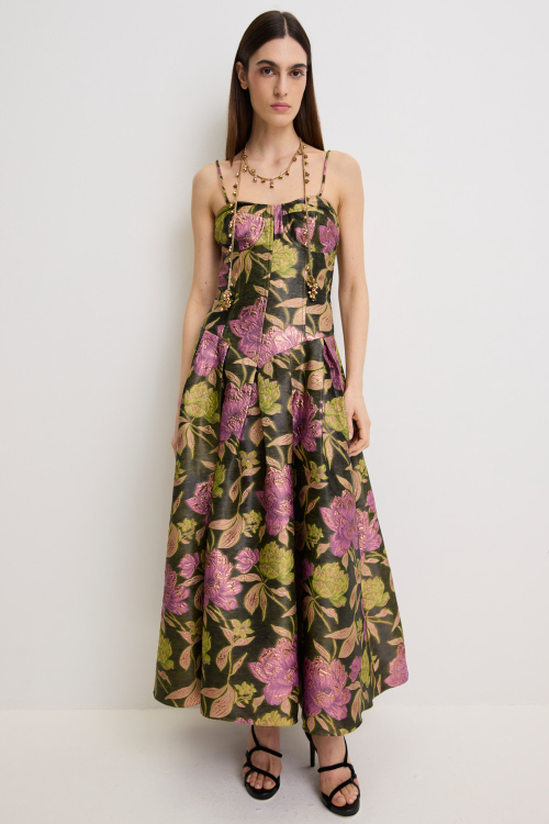 VESTIDO JACQUARD ROSE I26