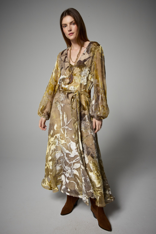 VESTIDO GREEN LEAFS I26