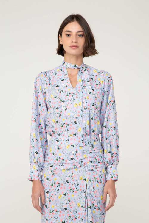 BLUSA ML BLUE BOUQUET V24