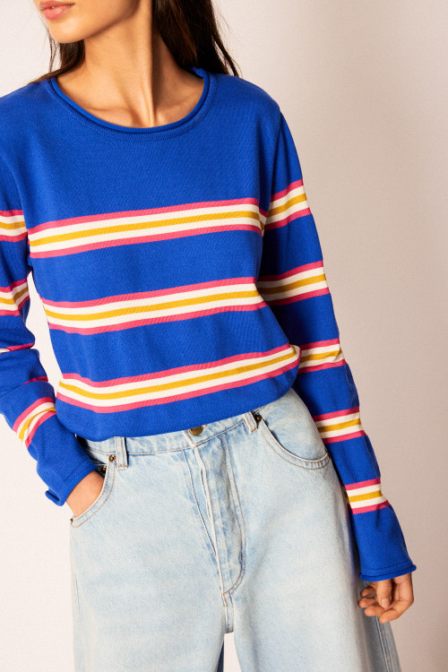 BLUSA TRICOT ANA LISTRAS V26