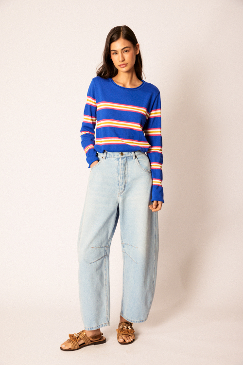 CALCA JEANS BARREL ASHA V26