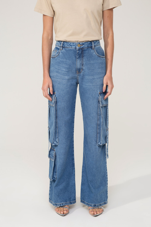 CALCA JEANS BLUE MOON V24