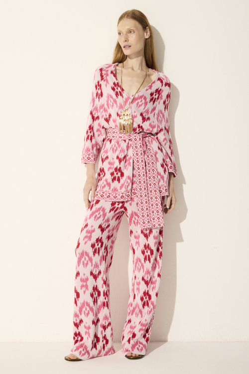 CALCA TRICOT PINK IKAT V26